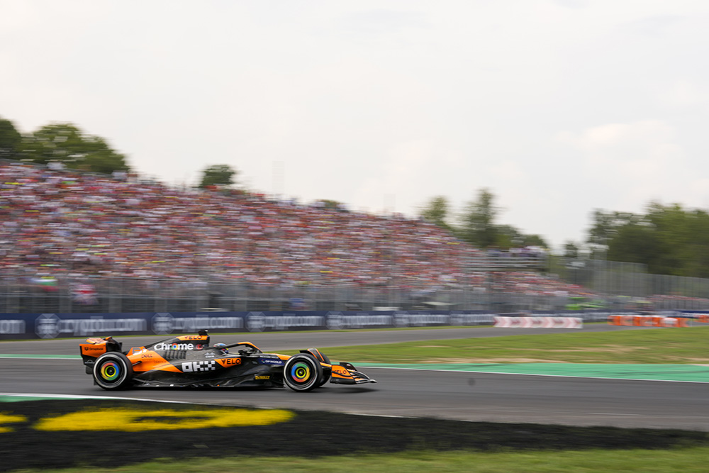 Italian Grand Prix 2024: McLaren driver Oscar Piastri of Australia steers his car